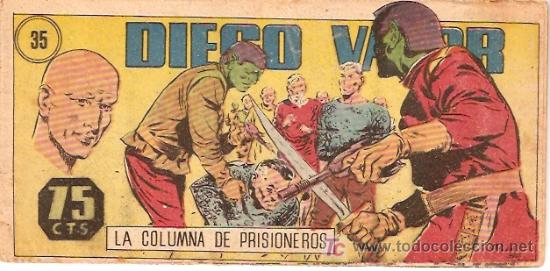 Tebeos: DIEGO VALOR N&ordm; 35. ORIGINAL - Foto 1