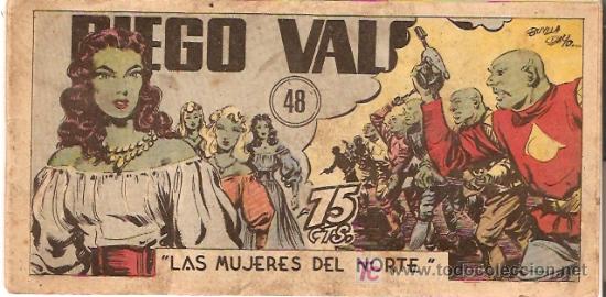 Tebeos: DIEGO VALOR N&ordm; 48. ORIGINAL - Foto 1
