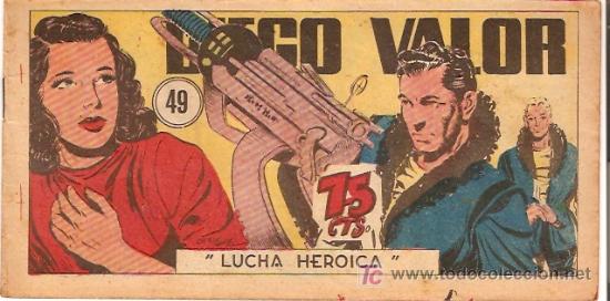 Tebeos: DIEGO VALOR N&ordm; 49. ORIGINAL - Foto 1