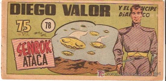 Tebeos: DIEGO VALOR N&ordm; 78. ORIGINAL - Foto 1