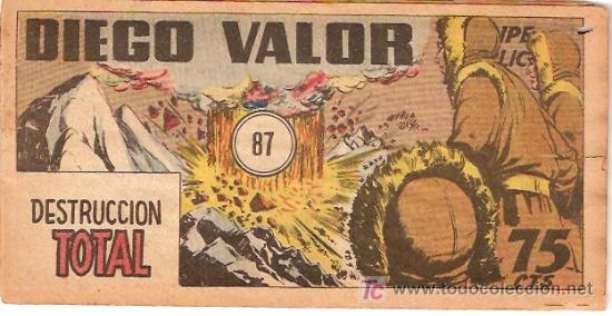 Tebeos: DIEGO VALOR N&ordm; 87. ORIGINAL - Foto 1