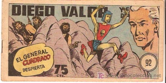Tebeos: DIEGO VALOR N&ordm; 92. ORIGINAL - Foto 1