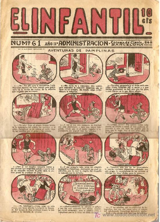 Tebeos: EL INFANTIL   N&ordm; 61 - 10 CTS. - 1936 - Foto 1