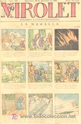 Tebeos: VIROLET N&ordm; 155. SUPLEMENT DEN PATUFET. 1924. - Foto 1