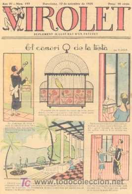 Tebeos: VIROLET N&ordm; 193. SUPLEMENT DEN PATUFET. 1925. - Foto 1