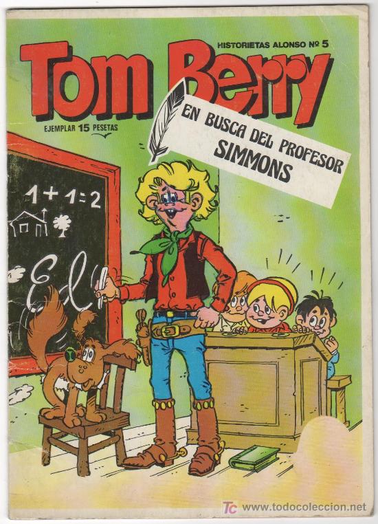 Tebeos: TOM BERRY N&ordm; 5 HISTORIETAS ALONSO 1975 - Foto 1