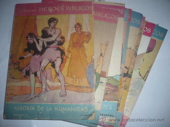 Tebeos: Coleccion completa Heroes Biblicos 1960 - Foto 1