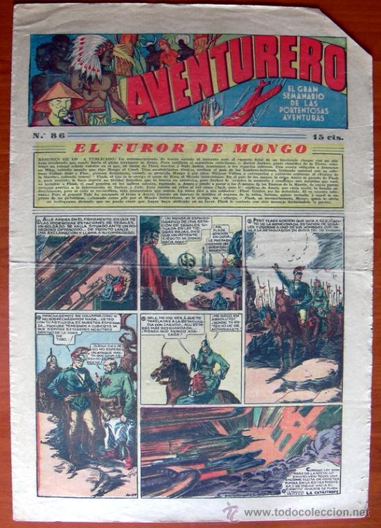 Tebeos: Aventurero, n&ordm; 86 - Editorial Hispano Americana 1935 - Foto 1