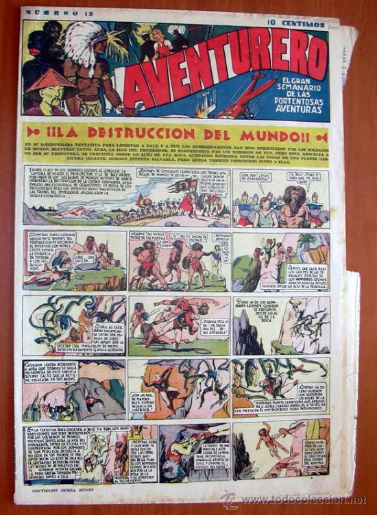 Tebeos: Aventurero, n&ordm; 13 - Editorial Hispano Americana 1935 - Foto 1
