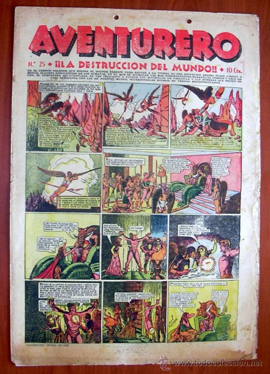 Tebeos: Aventurero, n&ordm; 25 - Editorial Hispano Americana 1935 - Foto 1