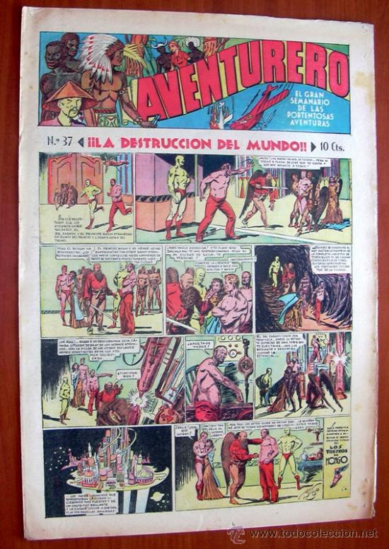 Tebeos: Aventurero, n&ordm; 37 - Editorial Hispano Americana 1935 - Foto 1