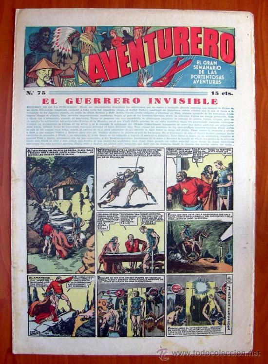Tebeos: Aventurero, n&ordm; 75 - Editorial Hispano Americana 1935 - Foto 1