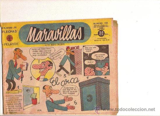 Tebeos: MARAVILLAS N&ordm;191    DE FET Y JONS
