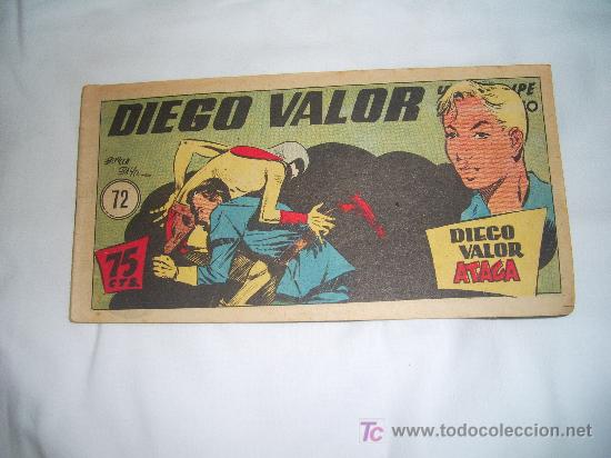 Tebeos: DIEGO VALOR N&ordm; 72 - Foto 1