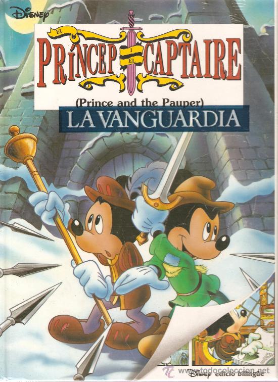 Tebeos: LIBRO COMIC DISNEY: EDICI&Oacute; BILINGUE : EL PRINCEP I EL CAPTAIRE - MICKEY MAUSE - Foto 1