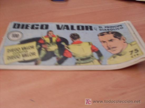 Tebeos: DIEGO VALOR ( ORIGINAL ) N&ordm; 100 (COB98) - Foto 1