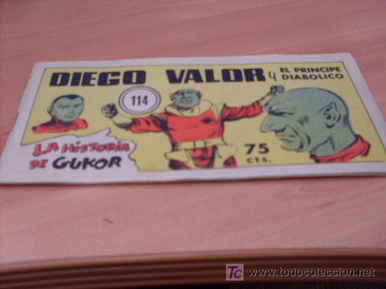 Tebeos: DIEGO VALOR ( ORIGINAL ) N&ordm; 114 (COB98) - Foto 1