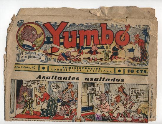 Tebeos: Yumbo. n&ordm; 40. A&ntilde;o 1936 - Foto 1