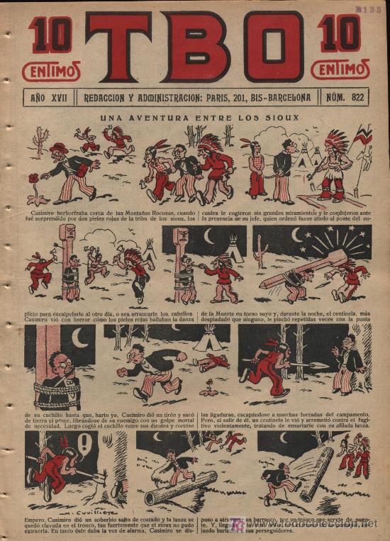 Tebeos: TBO. n&ordm; 822. A&ntilde;o 1933 - Foto 1