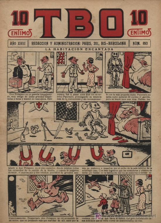 Tebeos: TBO. n&ordm; 893. A&ntilde;o 1934 - Foto 1