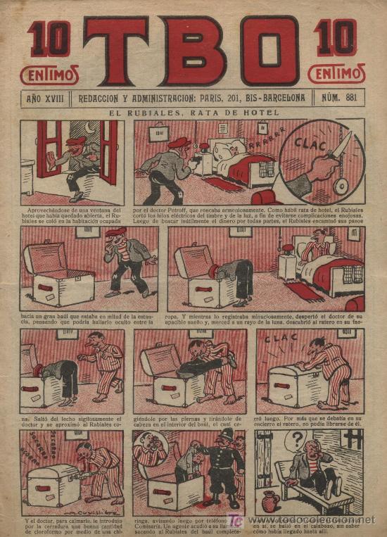 Tebeos: TBO. n&ordm; 881. A&ntilde;o 1934 - Foto 1
