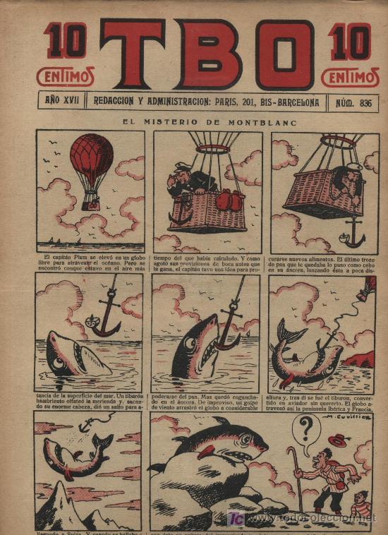 Tebeos: TBO. n&ordm; 836. A&ntilde;o 1933 - Foto 1