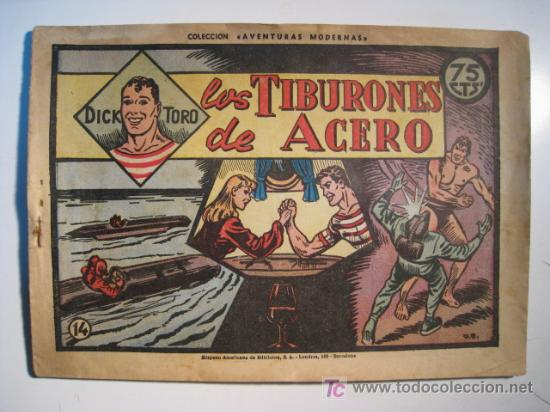 Tebeos: DICK TORO N&ordm; 14 (HISPANO AMERICANA) COMIC ORIGINAL - Foto 1