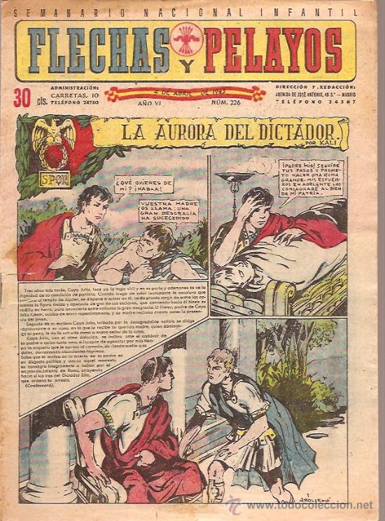 Tebeos: FLECHAS Y PELAYOS  A&Ntilde;O 1943 N&ordm; 226 - Foto 1