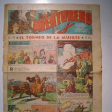 Tebeos: AVENTURERO Nº 39 - HISPANO AMERICANA - 1936. TEBEO ORIGINAL. Lote 13027965
