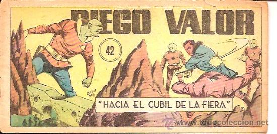 Tebeos: DIEGO VALOR N&ordm; 42 1&ordf; SERIE ORIGINAL EDITORIAL CID - Foto 1