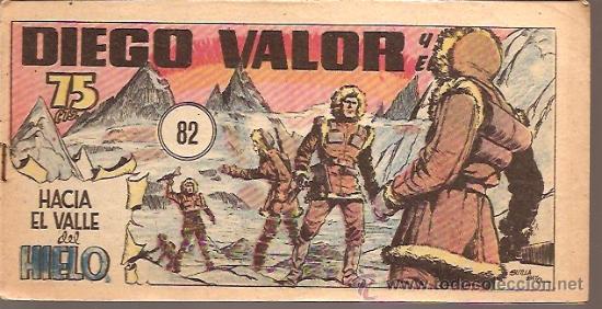 Tebeos: DIEGO VALOR N&ordm; 82 1&ordf; SERIE ORIGINAL EDITORIAL CID - Foto 1