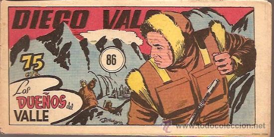 Tebeos: DIEGO VALOR N&ordm; 86 1&ordf; SERIE ORIGINAL EDITORIAL CID - Foto 1