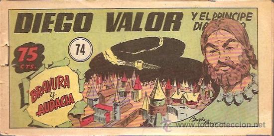 Tebeos: DIEGO VALOR N&ordm; 74 1&ordf; SERIE ORIGINAL EDITORIAL CID - Foto 1