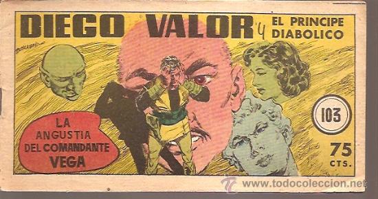 Tebeos: DIEGO VALOR N&ordm; 103 1&ordf; SERIE ORIGINAL EDITORIAL CID - Foto 1