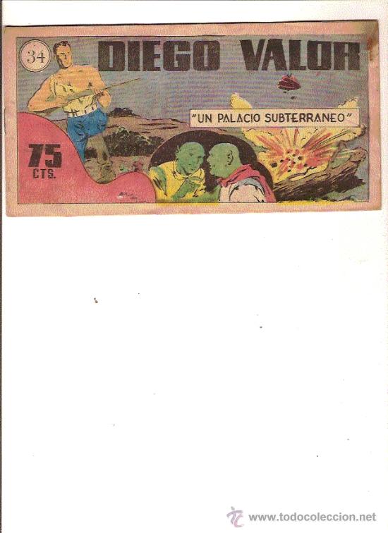 Tebeos: DIEGO VALOR  N&ordm; 34      EDITA  CID - Foto 1