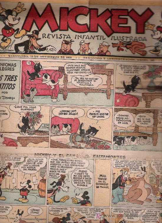 Tebeos: Mickey n&ordm; 38. Molino 1935. - Foto 1