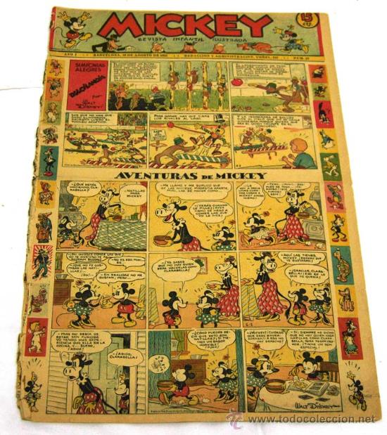 Tebeos: Mickey n&ordm; 23 tebeo Ed Molino 1935 - Foto 1