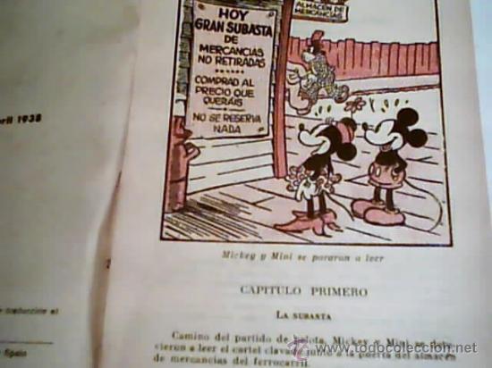 Tebeos: MICKEY Y EL ELEFANTE BOBO 1938 - Foto 3