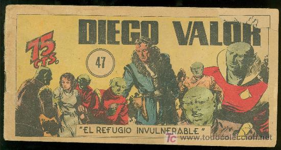 Tebeos: DIEGO VALOR. N&ordm; 47. EL REFUGIO INVULNERABLE. EDICION EDICOLOR. - Foto 1