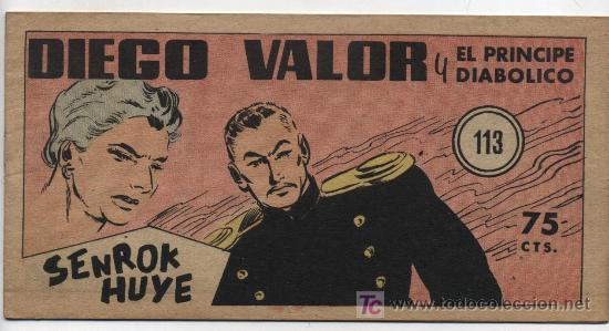 Tebeos: Diego Valor. Cid 1954. n&ordm; 113. - Foto 1