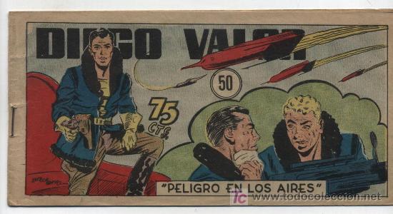 Tebeos: Diego Valor. Cid 1954. n&ordm; 50. - Foto 1