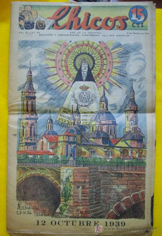 Tebeos: CHICOS. A&ntilde;o II - N&ordm; 85 - Octubre 1939 - Foto 1