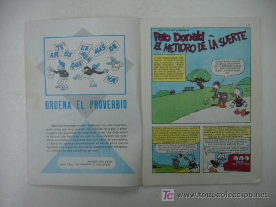 Tebeos: PATO DONALD. N&ordm; 90. 1970. (E R S A) WALT DISNEY. - Foto 2