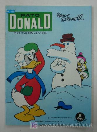 Tebeos: PATO DONALD. N&ordm; 110. 1970. (E R S A) WALT DISNEY. - Foto 1
