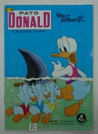 Tebeos: PATO DONALD. N&ordm; 100. 1970. (E R S A) WALT DISNEY. - Foto 1