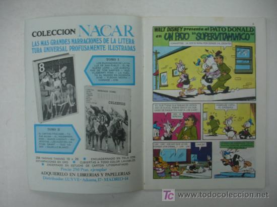 Tebeos: PATO DONALD. N&ordm; 110. 1970. (E R S A) WALT DISNEY. - Foto 2