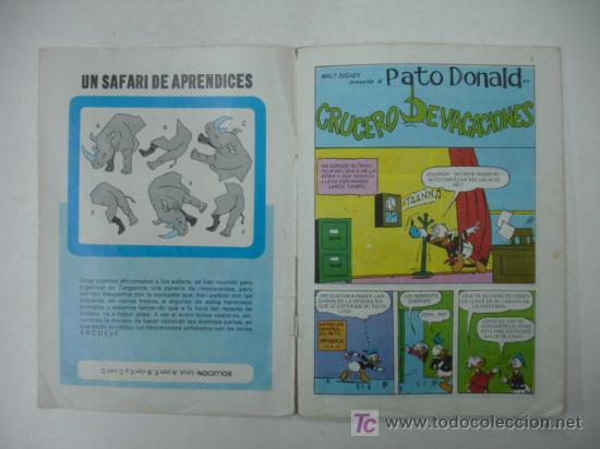 Tebeos: PATO DONALD. N&ordm; 81. 1969. (E R S A) WALT DISNEY. - Foto 2