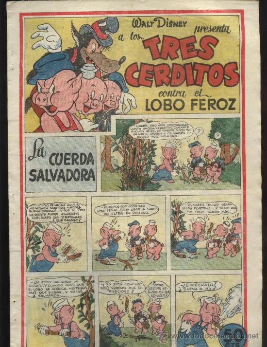 Tebeos: LOS TRES CERDITOS - Foto 1