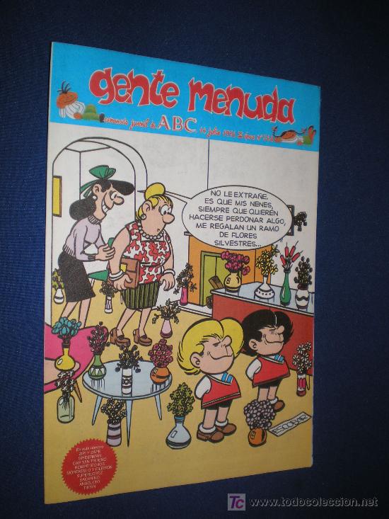 Tebeos: GENTE MENUDA N&ordm; 348 - SEMANARIO JUVENIL DE ABC - Foto 1