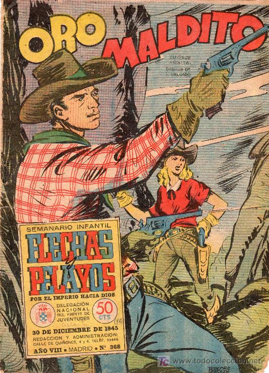 Tebeos: COMIC SEMANARIO NACIONAL FLECHAS Y PELAYOS. NUMERO 368. - Foto 1